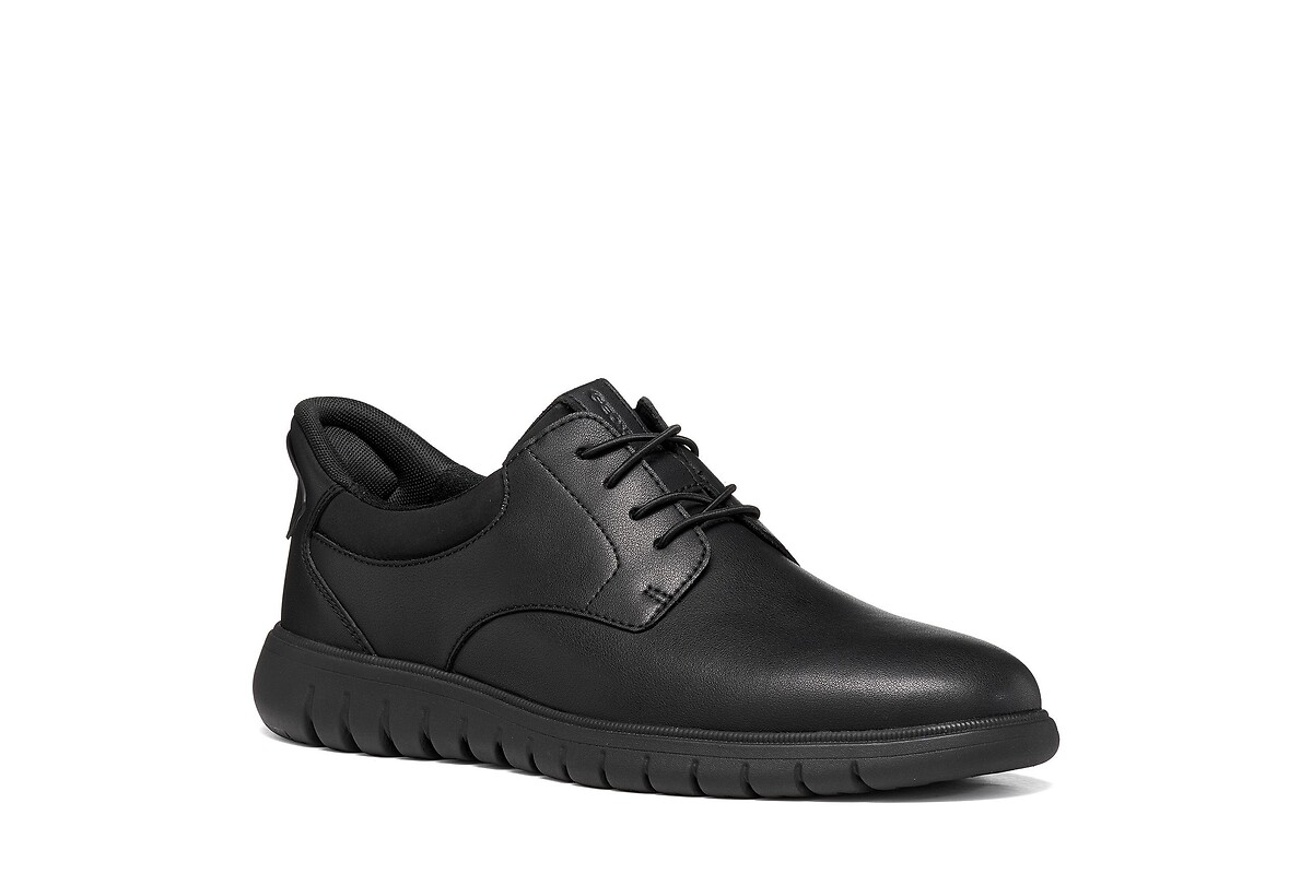 GEOX Zapatos tipo derby de piel FLEXTRIDE PLUS, FAST-IN — photo 2