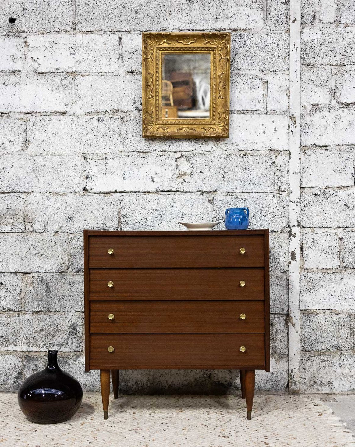 Commode contemporaine en bois Olga N°1048 - Bon état, DEBONGOUT
