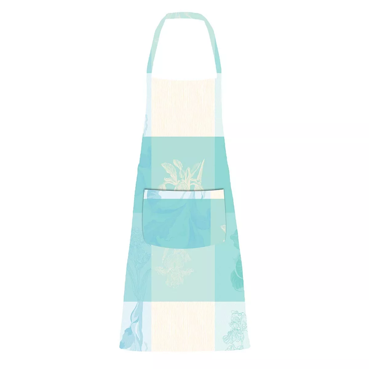 Tablier pur coton enduit MILLE IRIS D'EAU, GARNIER THIEBAUT