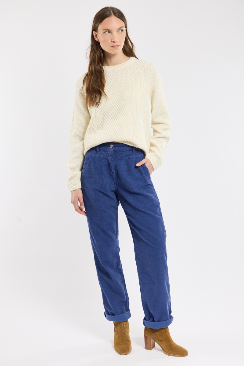 Pantalon velours en coton, ARMOR-LUX