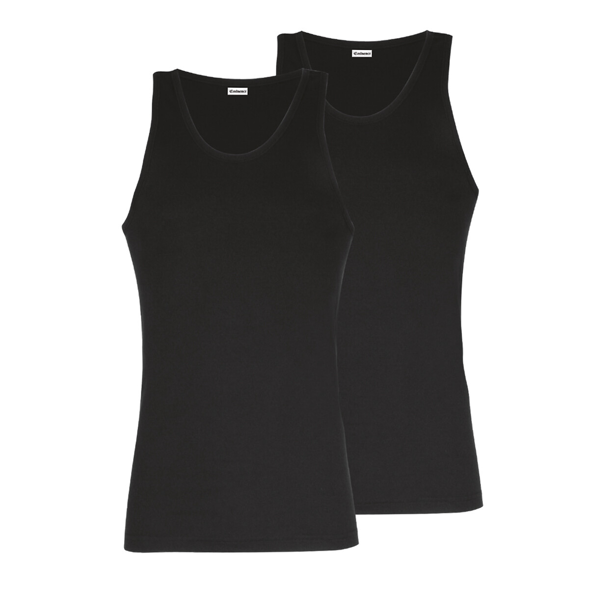 Image of Pack of 2 H?ritage Vest Tops in Cotton