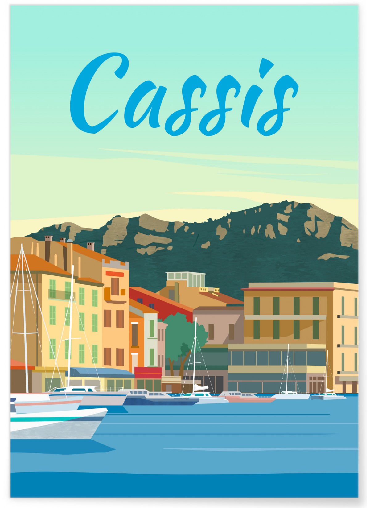 Affiche ville Cassis, L'AFFICHERIE