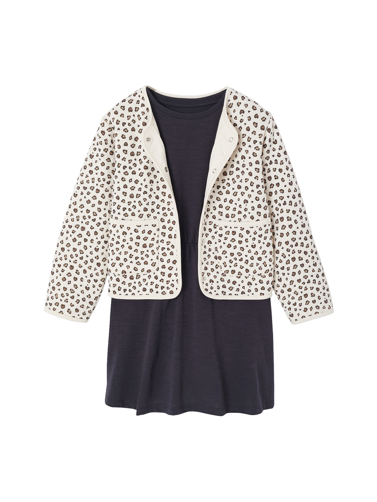 Ensemble robe et gilet matelassé, VERTBAUDET