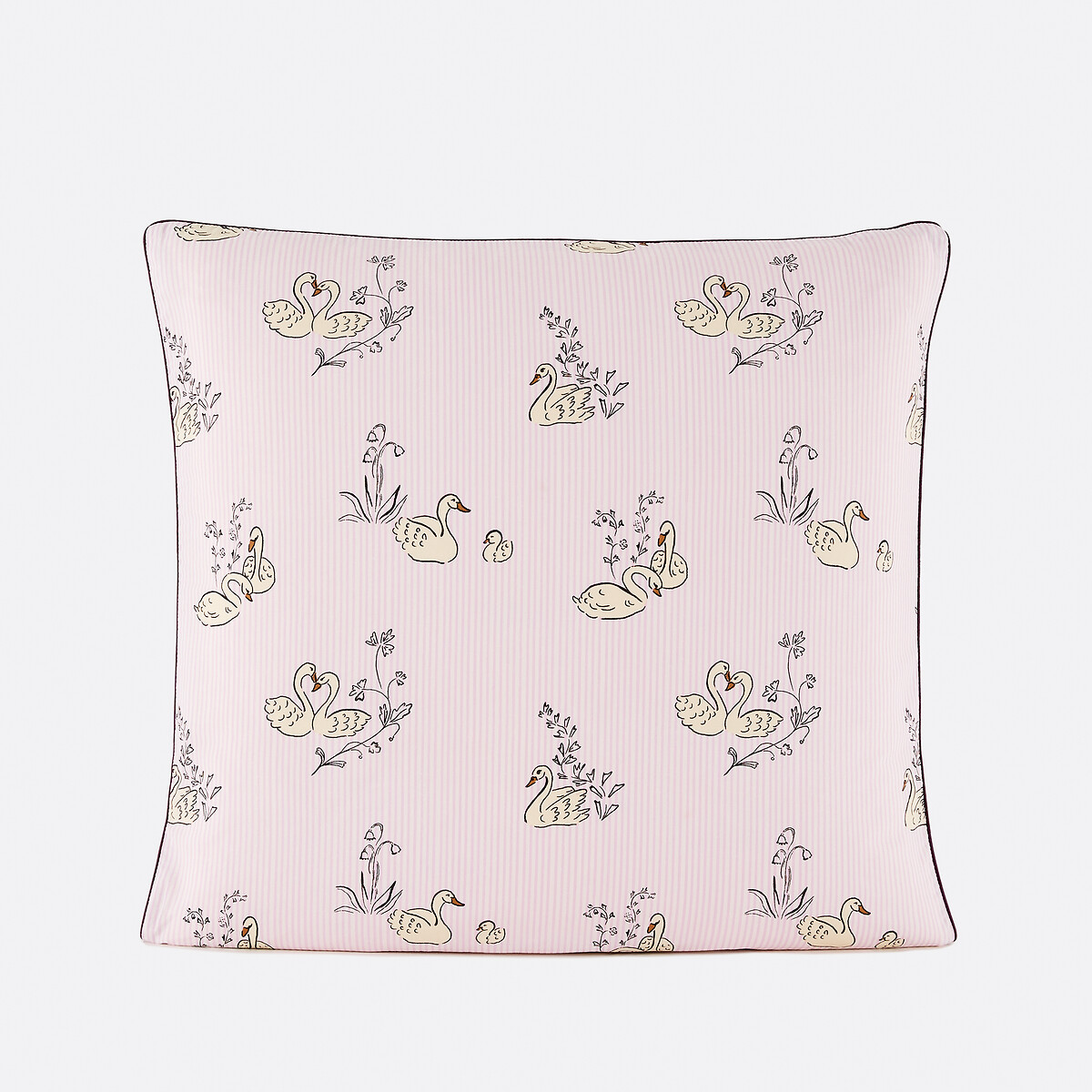 Taie d'oreiller enfant 50% coton recyclé, Swan, LA REDOUTE INTERIEURS