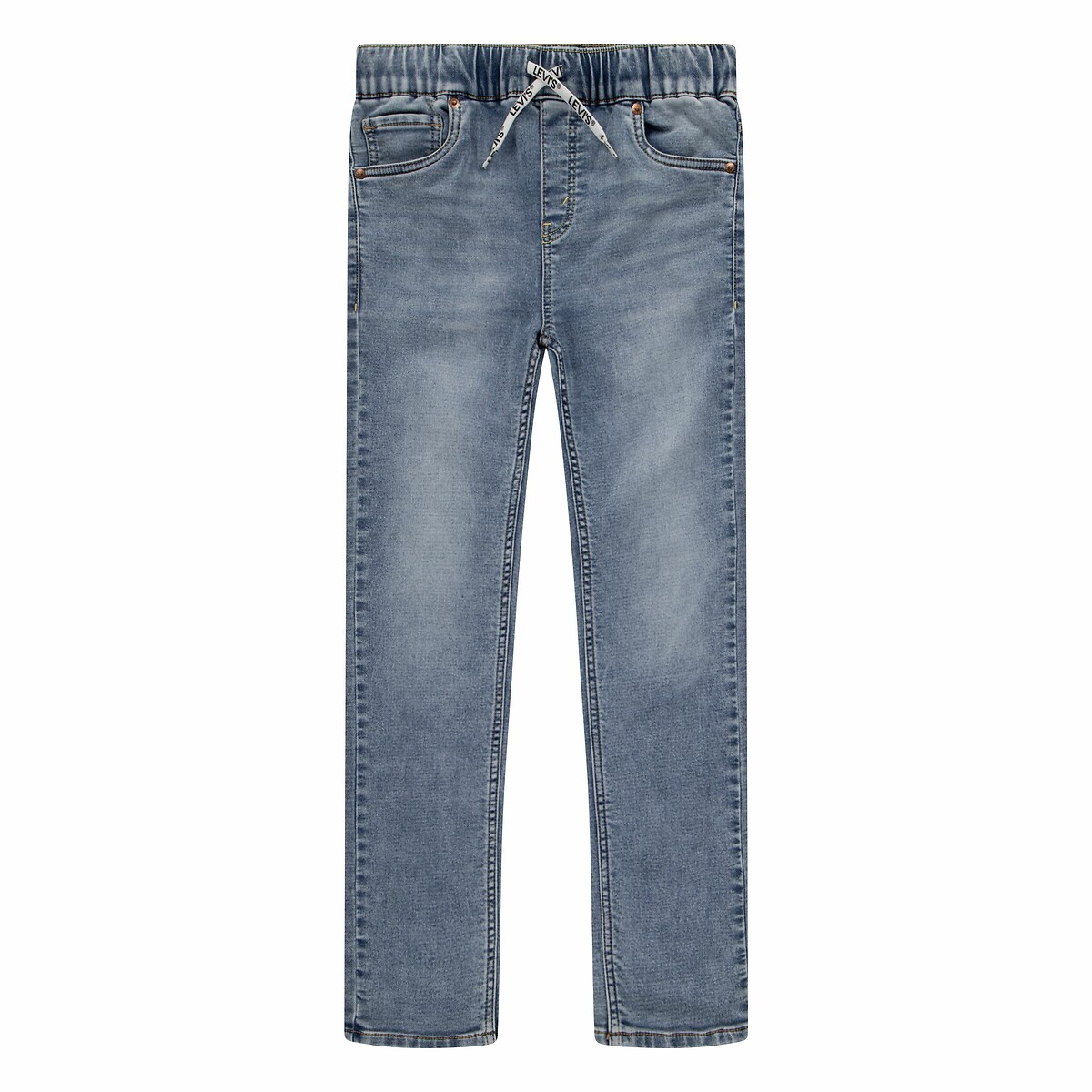 Jeans jogging met elastische tailleband