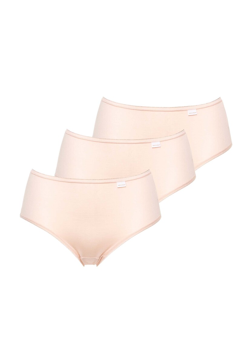 Culottes Coton Bio Sans Complexe - Lot De 3 - Taille Haute - Confortables - Coton OEKO-TEX
