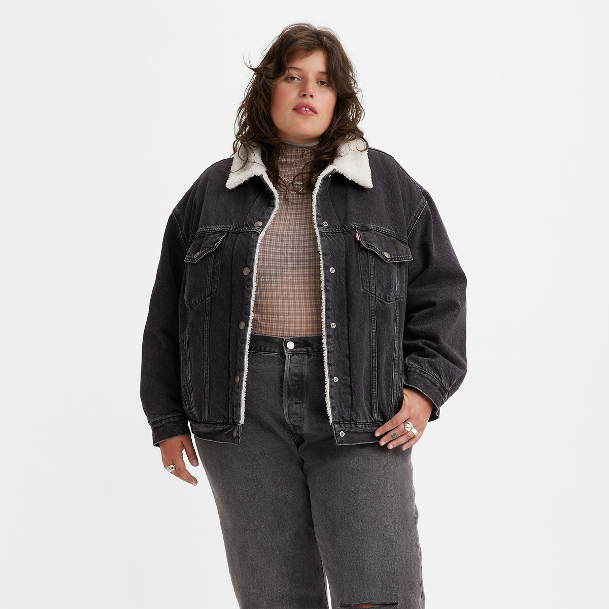 Vest 90 s Sherpa Voering Trucker Are You Afraid Of The Dark Levi S 