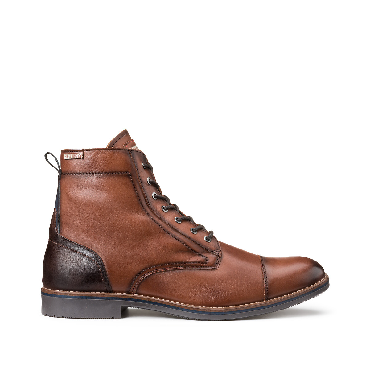 Leon Leather Ankle Boots with Laces