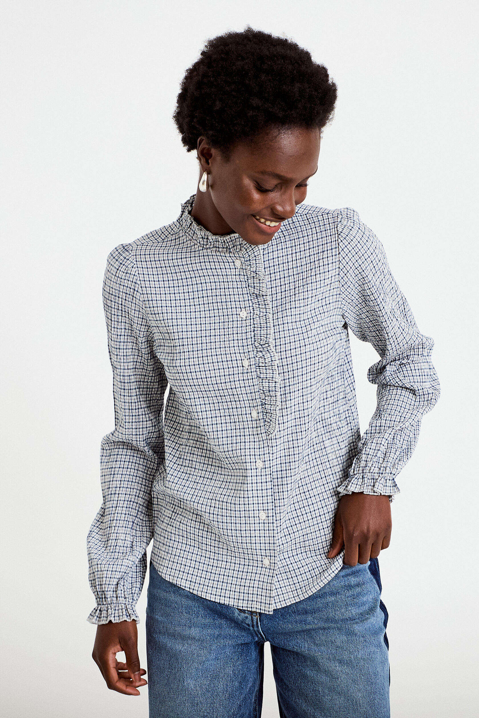 Chemise droite manches longues, CACHE CACHE
