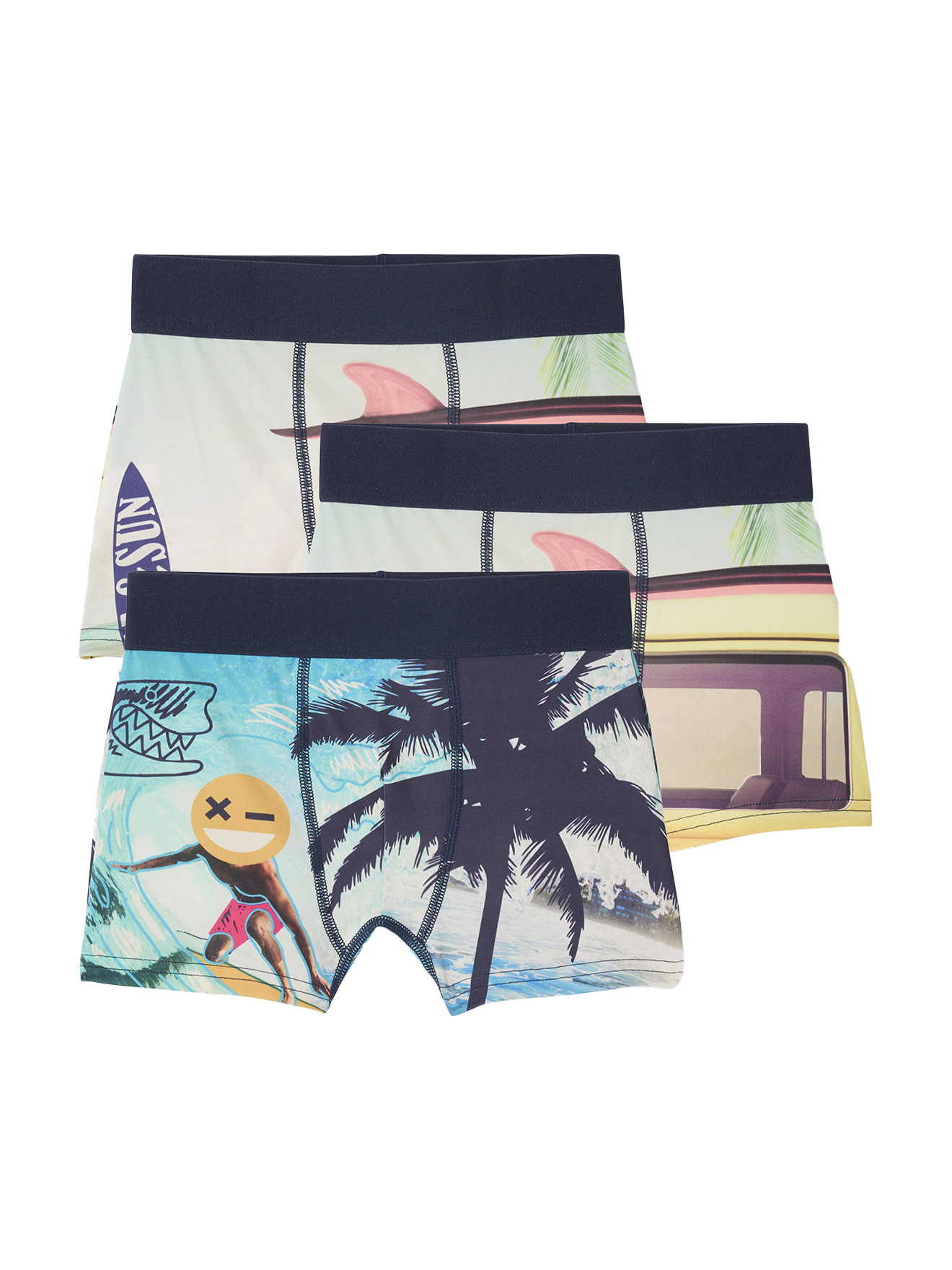 Lot de 3 boxers Garçon photoprint, JONEN