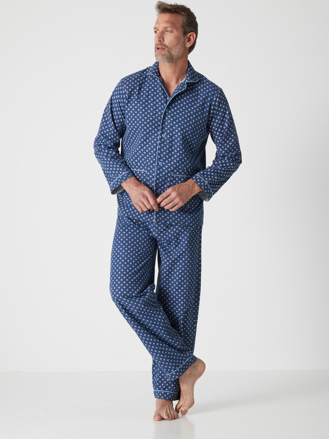Pyjama classique polyester coton, DAXON