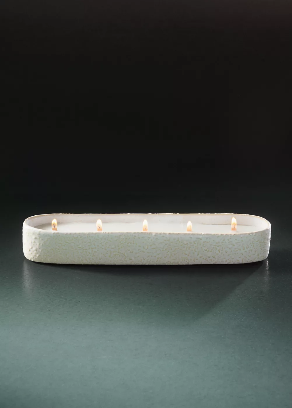 Bougie ovale à mèches en bois, MANGO HOME
