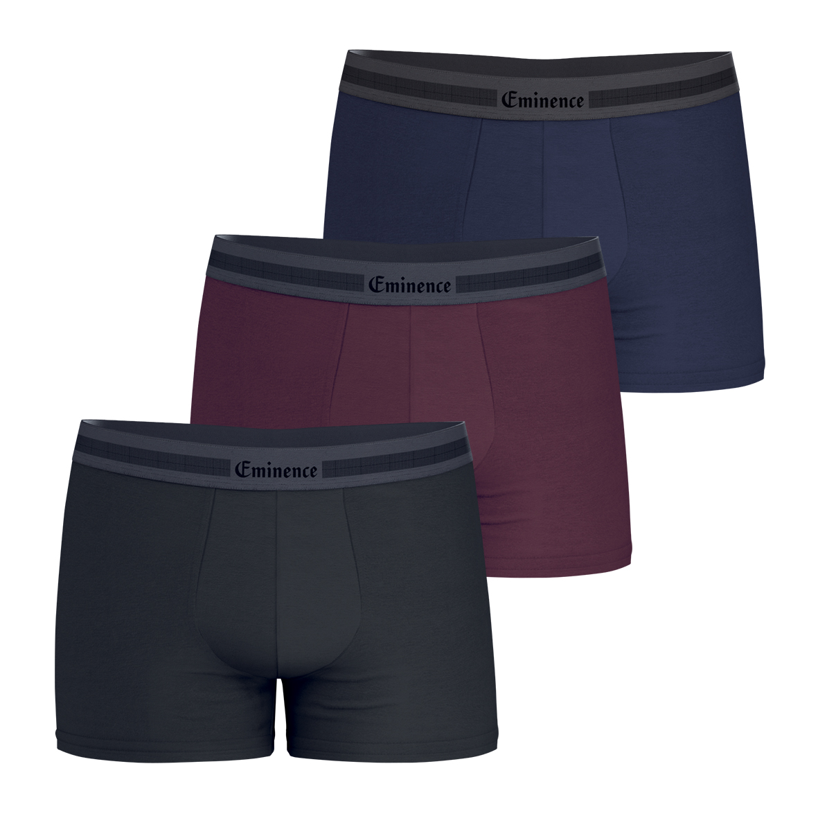 Boxers, lot de 3, EXCEPTION, vendu en boîte cadeau, EMINENCE