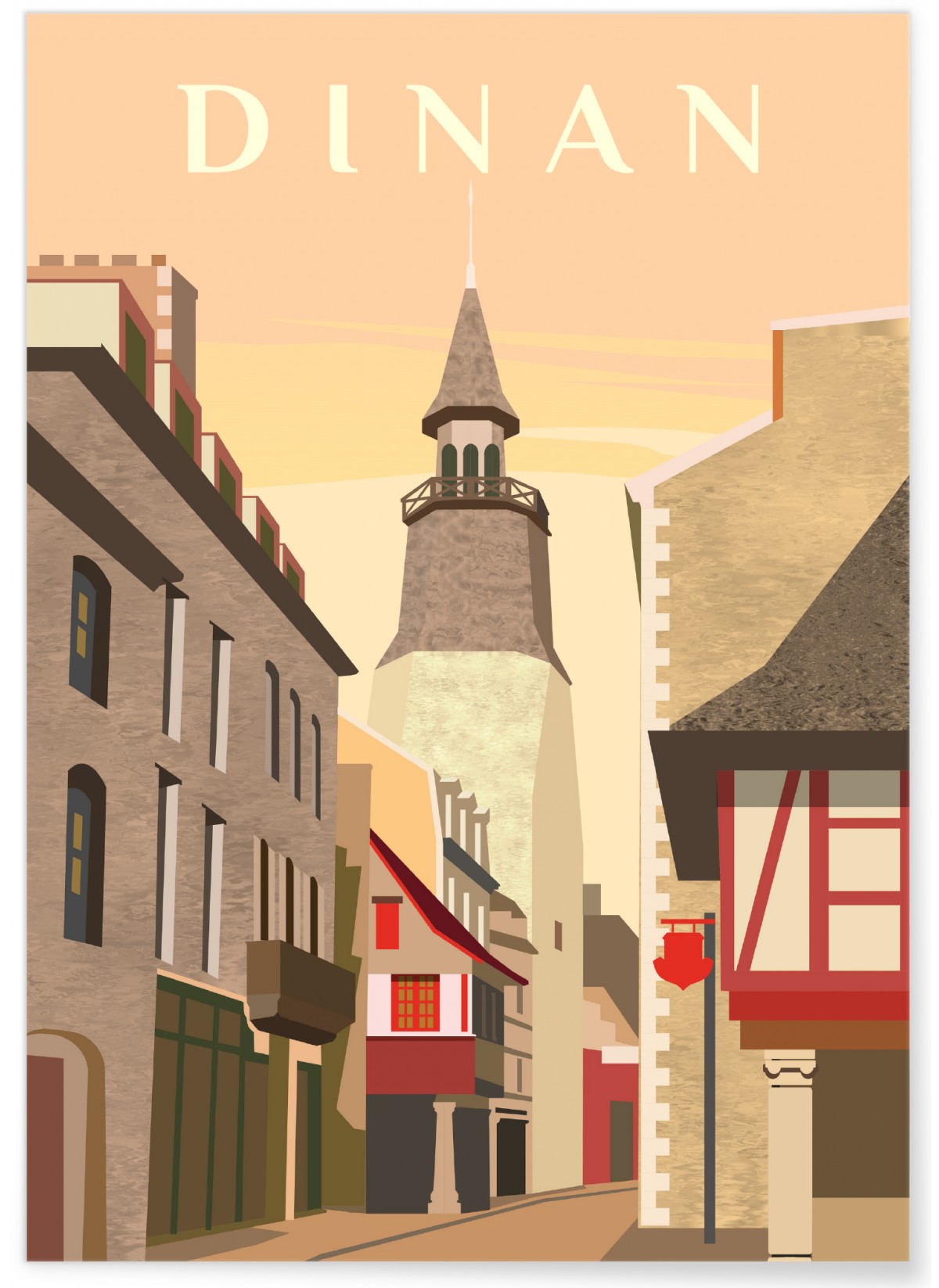 Affiche ville Dinan, L'AFFICHERIE
