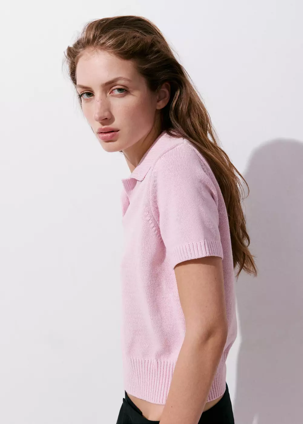 Polo en maille de coton, MANGO