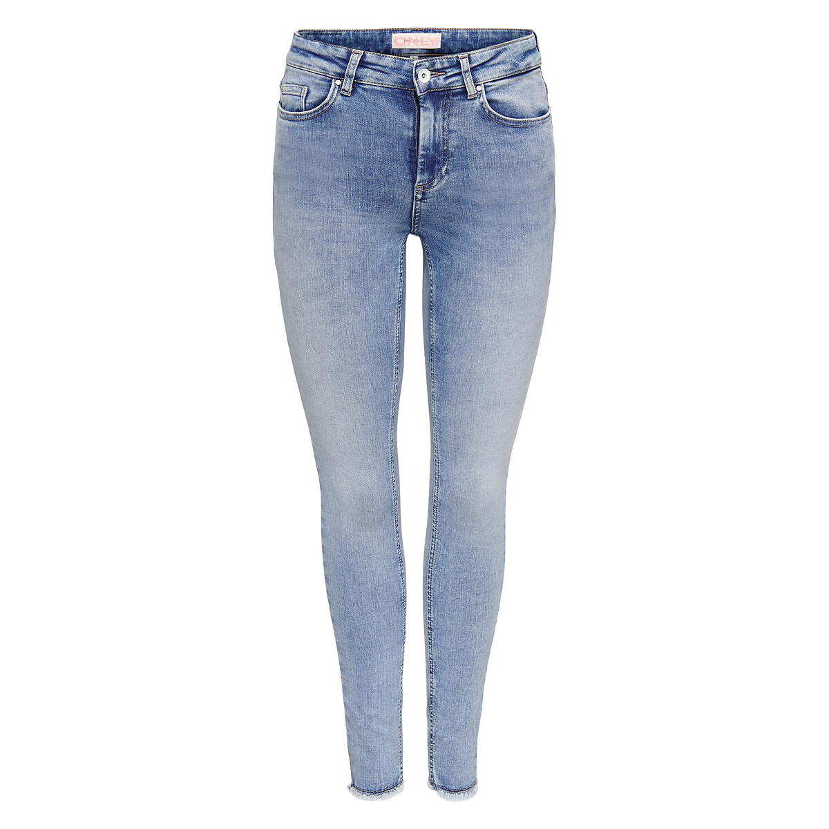 Image of Skinny Ankle Grazer Jeans in Mid Rise