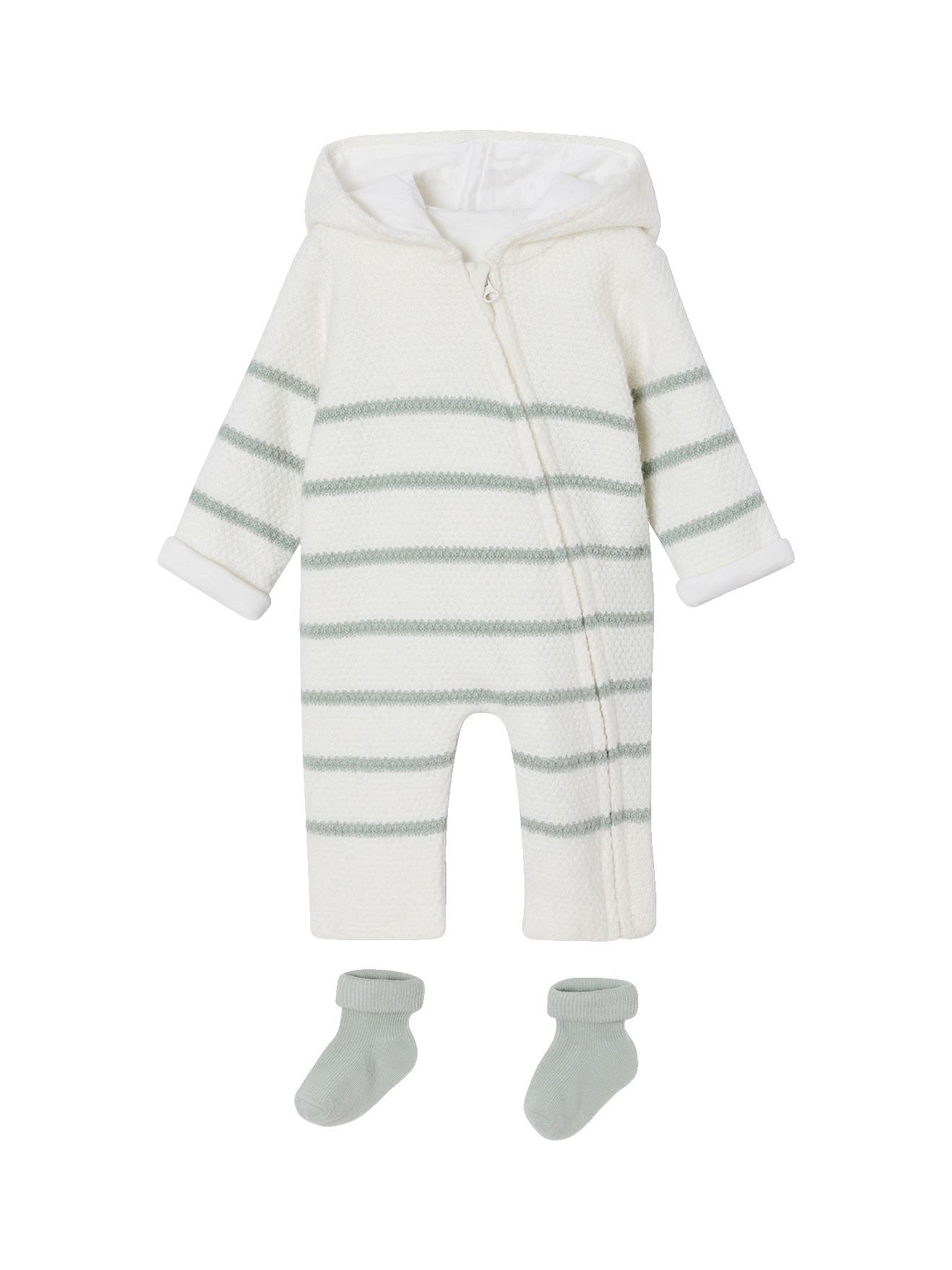 Ensemble bébé combinaison + chaussettes coffret cadeau naissance, VERTBAUDET