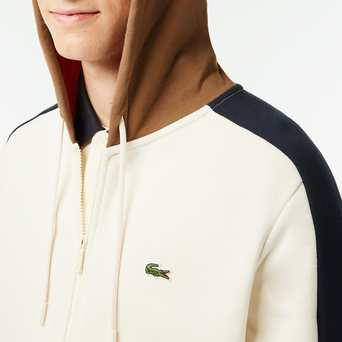 Sweat blanc lacoste homme sale