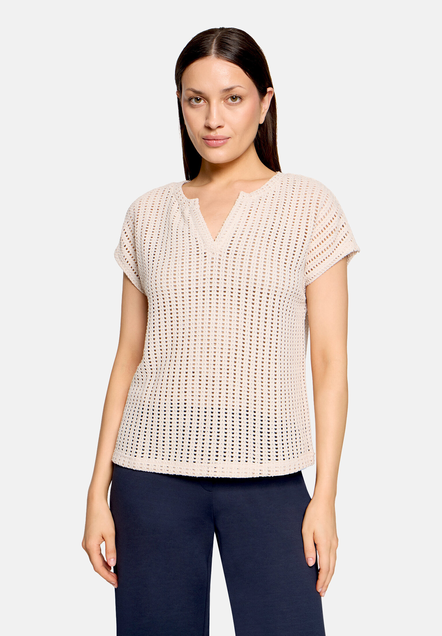 T-Shirt avec structure manches courtes, BETTY & CO
