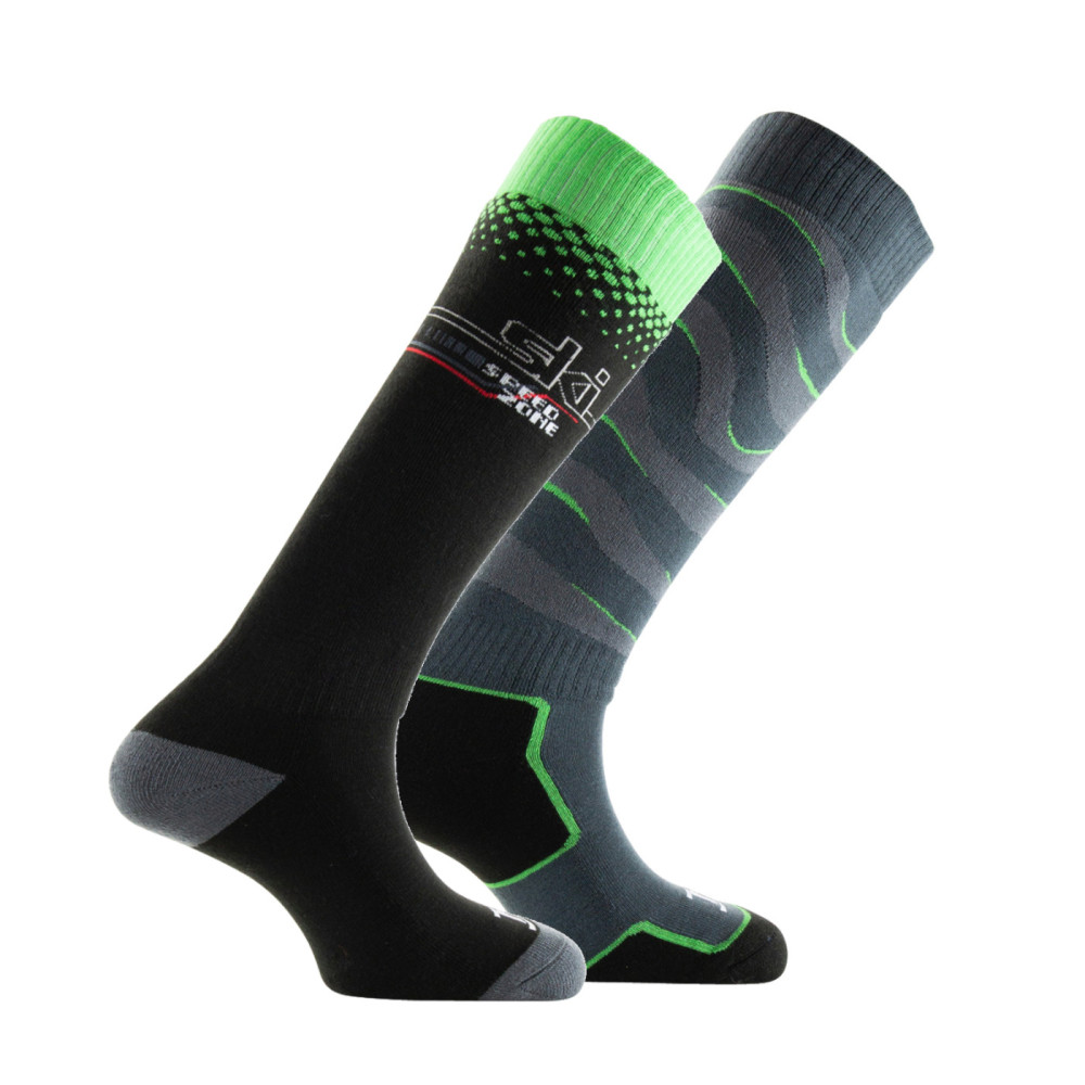Lot de 2 mi-bas ski mixte SPEED ZONE, THYO