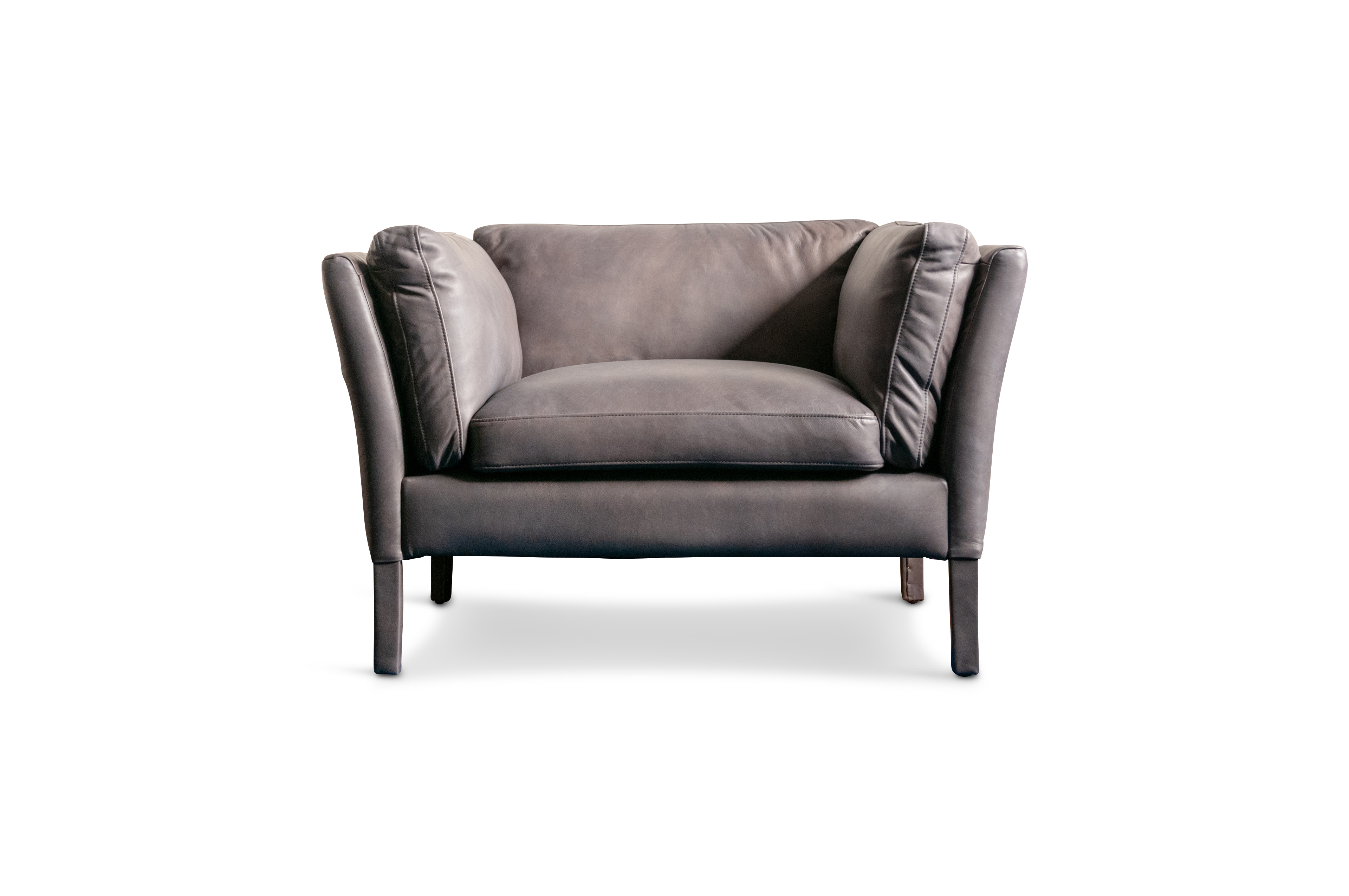 Fauteuil en cuir HAMAR, PRODUIT INTERIEUR BRUT