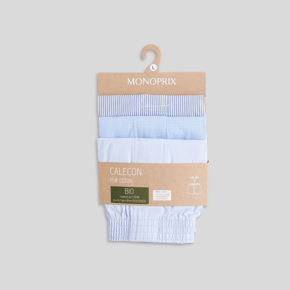 Lot de 3 caleçons, MONOPRIX