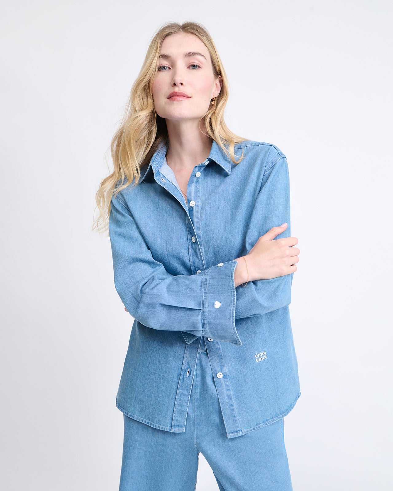 Chemise L'amour est déclaré en coton bio, EMOI EMOI