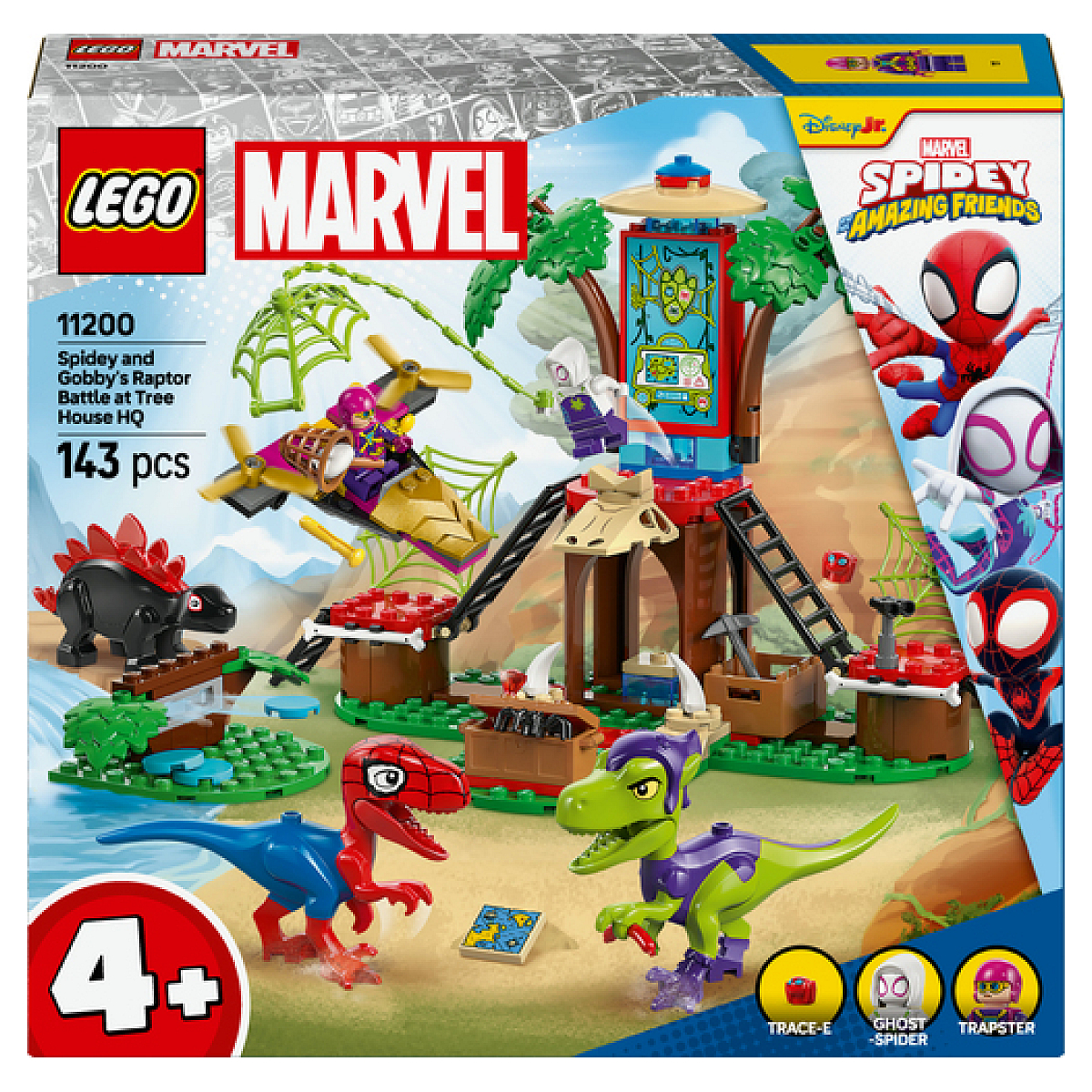 11200 Spidey contre le raptor de Gobby à la cabane dans larbre Spidey, LEGO
