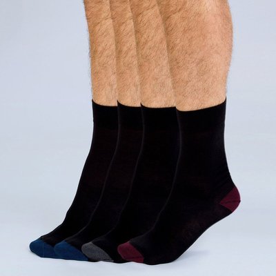 Pack of 3 Pairs of Mix & Match Socks in Cotton Mix DIM