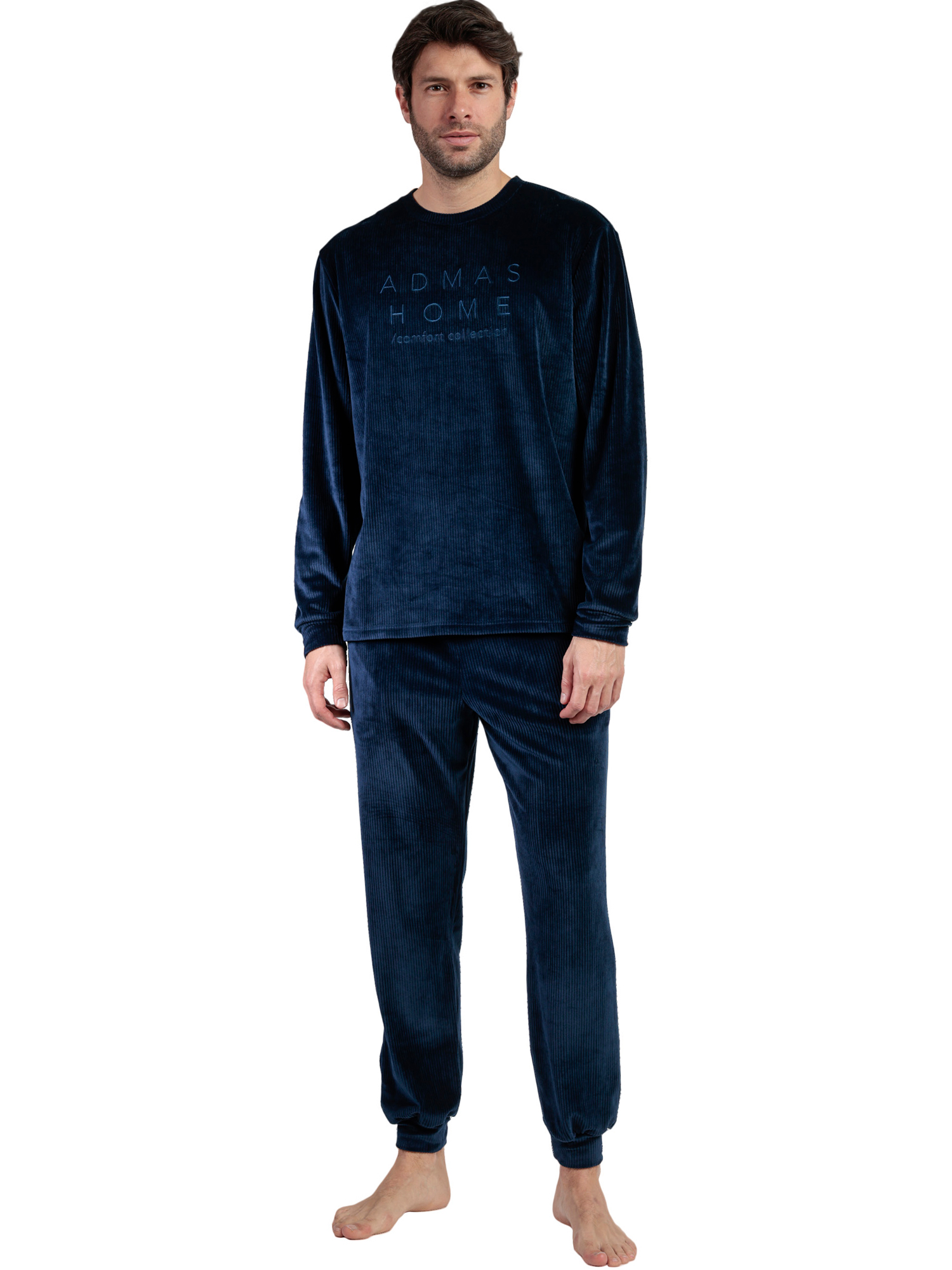 Pyjama pantalon top manches longues Corduroy, ADMAS