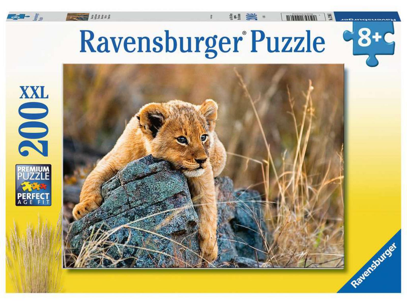Puzzle 200 pièces XXL - Le petit lionceau, RAVENSBURGER