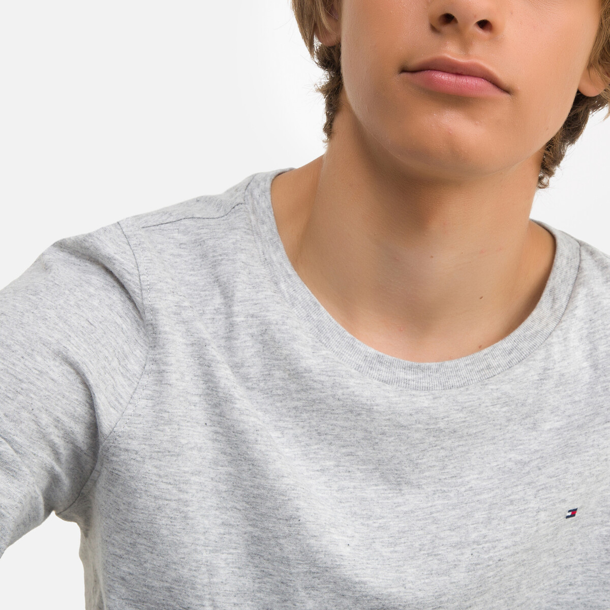 Image of Organic Cotton T-Shirt with Long Sleeves, 10-16 Years