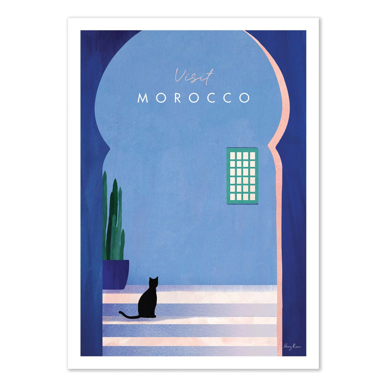 Affiche d'art - Visit Morocco Version 2 - Henry Rivers, WALL EDITIONS