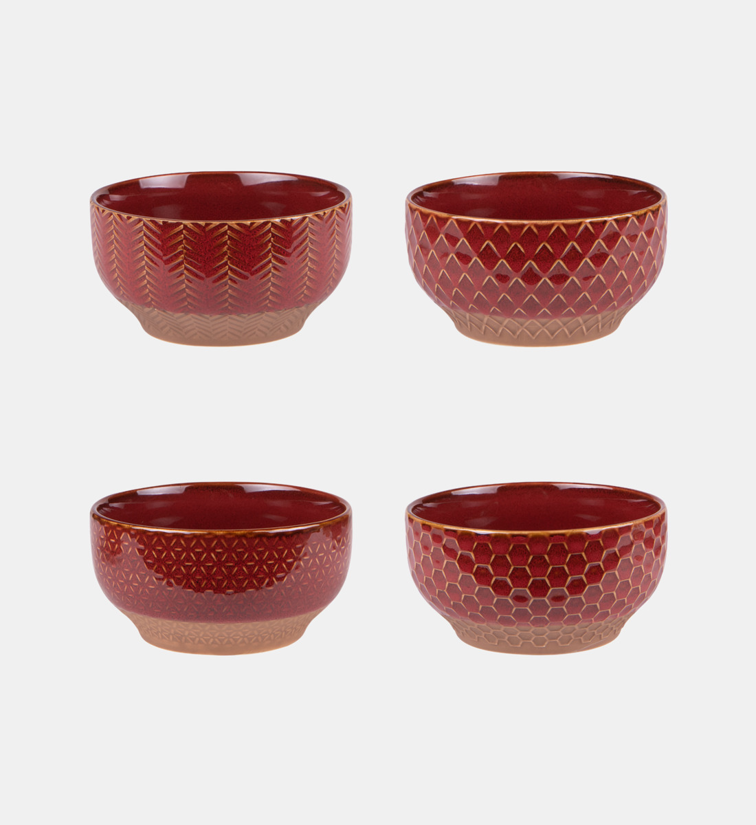 Coffret de 4 coupelles Jaspe es 12 cm, TABLE PASSION
