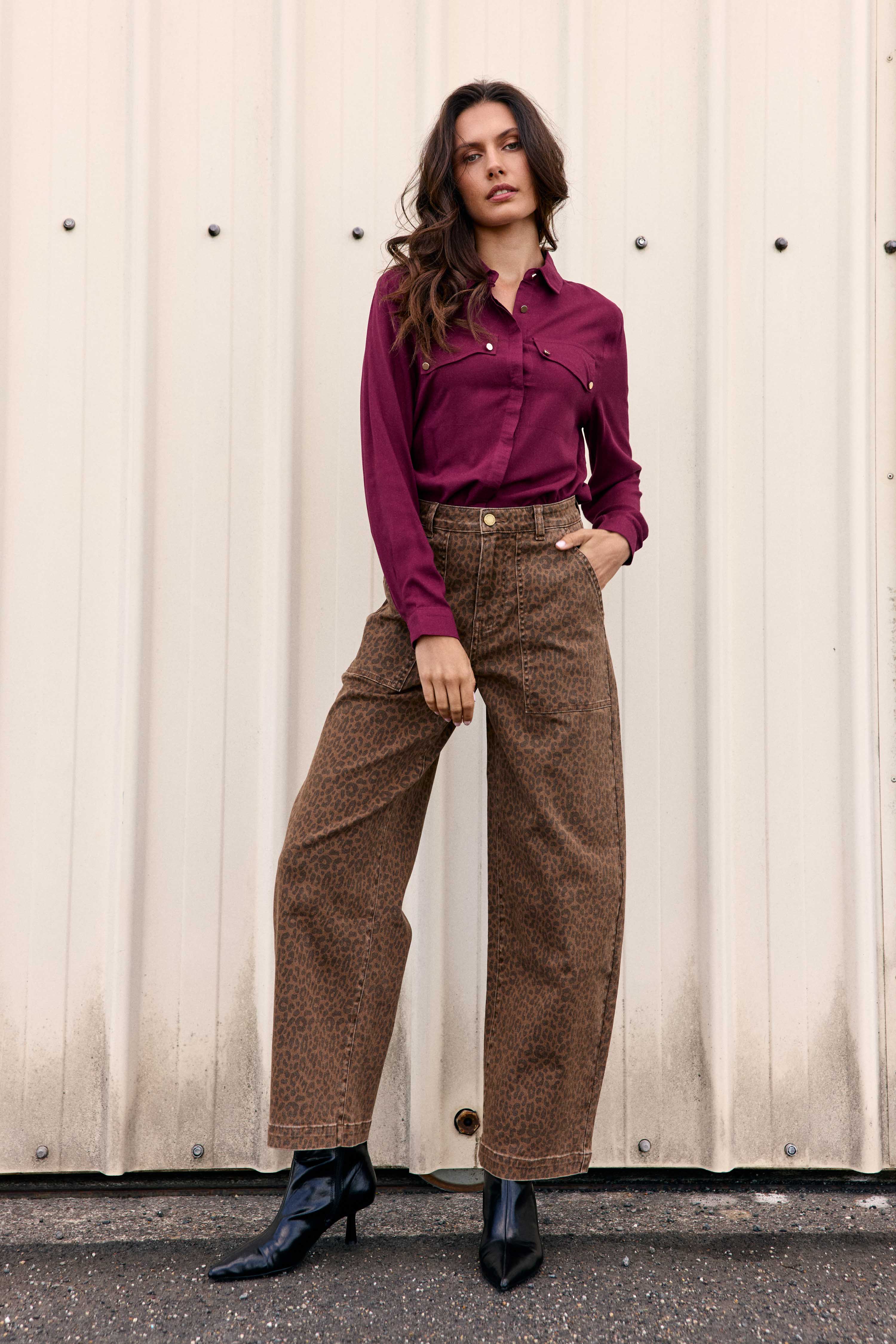 PANTALON imprimé animalier PELYAN, LA PETITE ETOILE