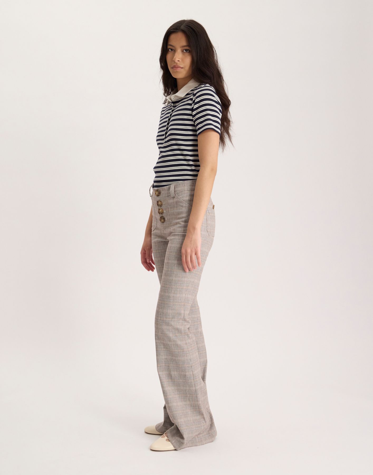 Pantalon Charlotte en coton, INES DE LA FRESSANGE PARIS