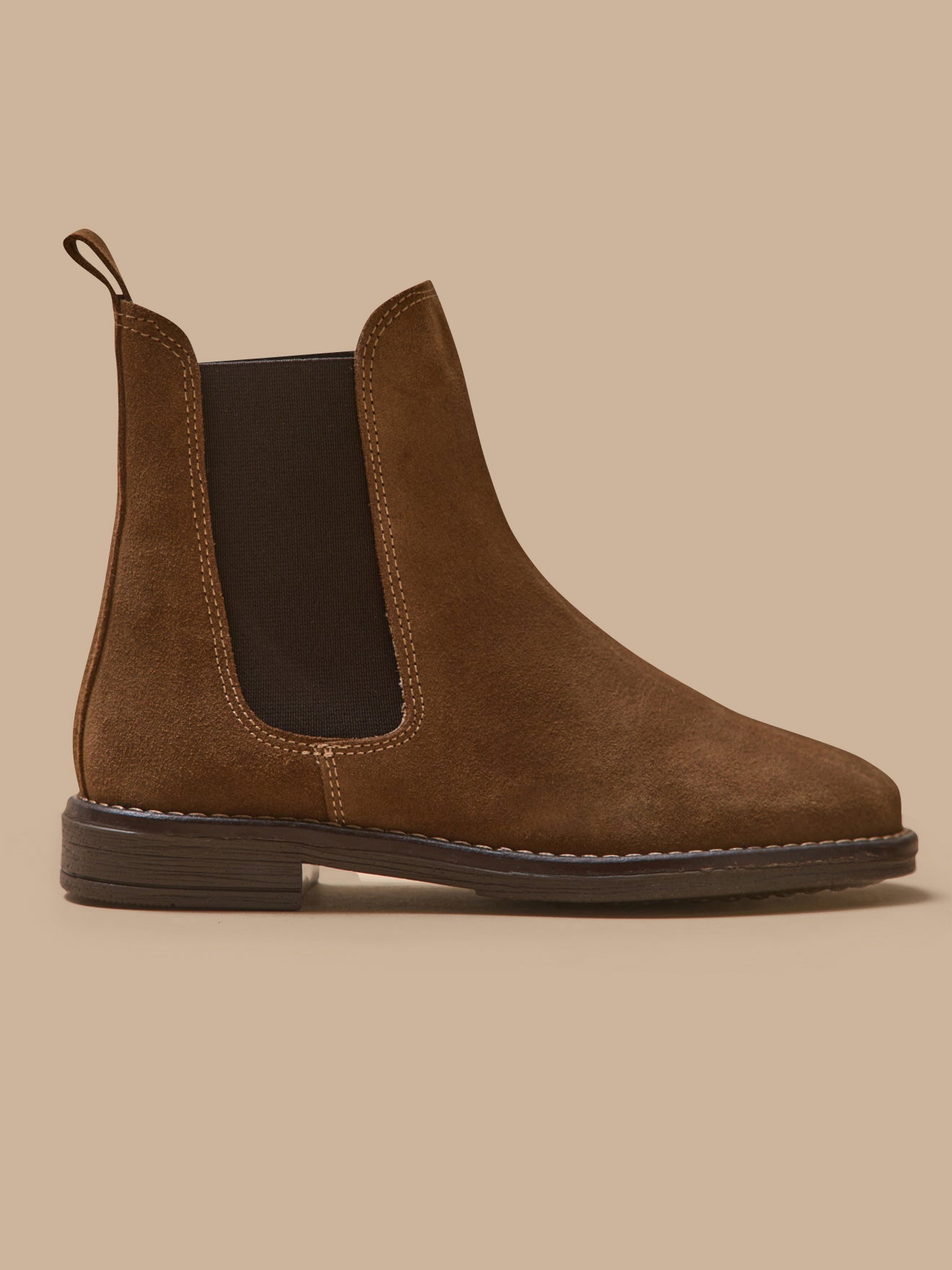 Boots chelsea cuir suédé, CYRILLUS