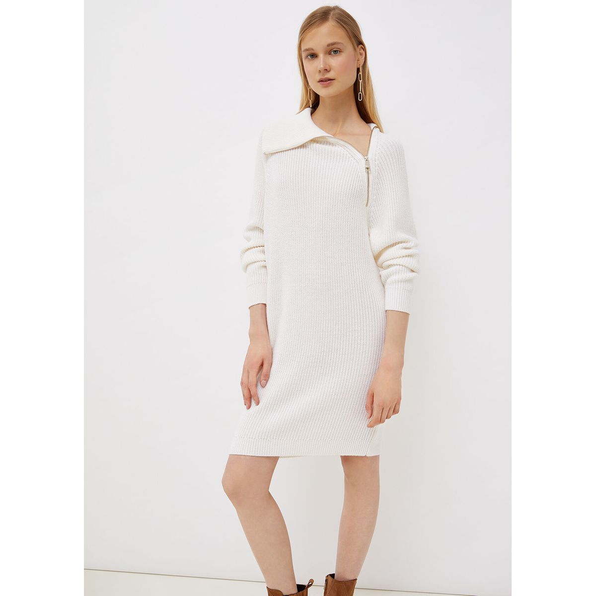Robe Laine Blanche La Redoute