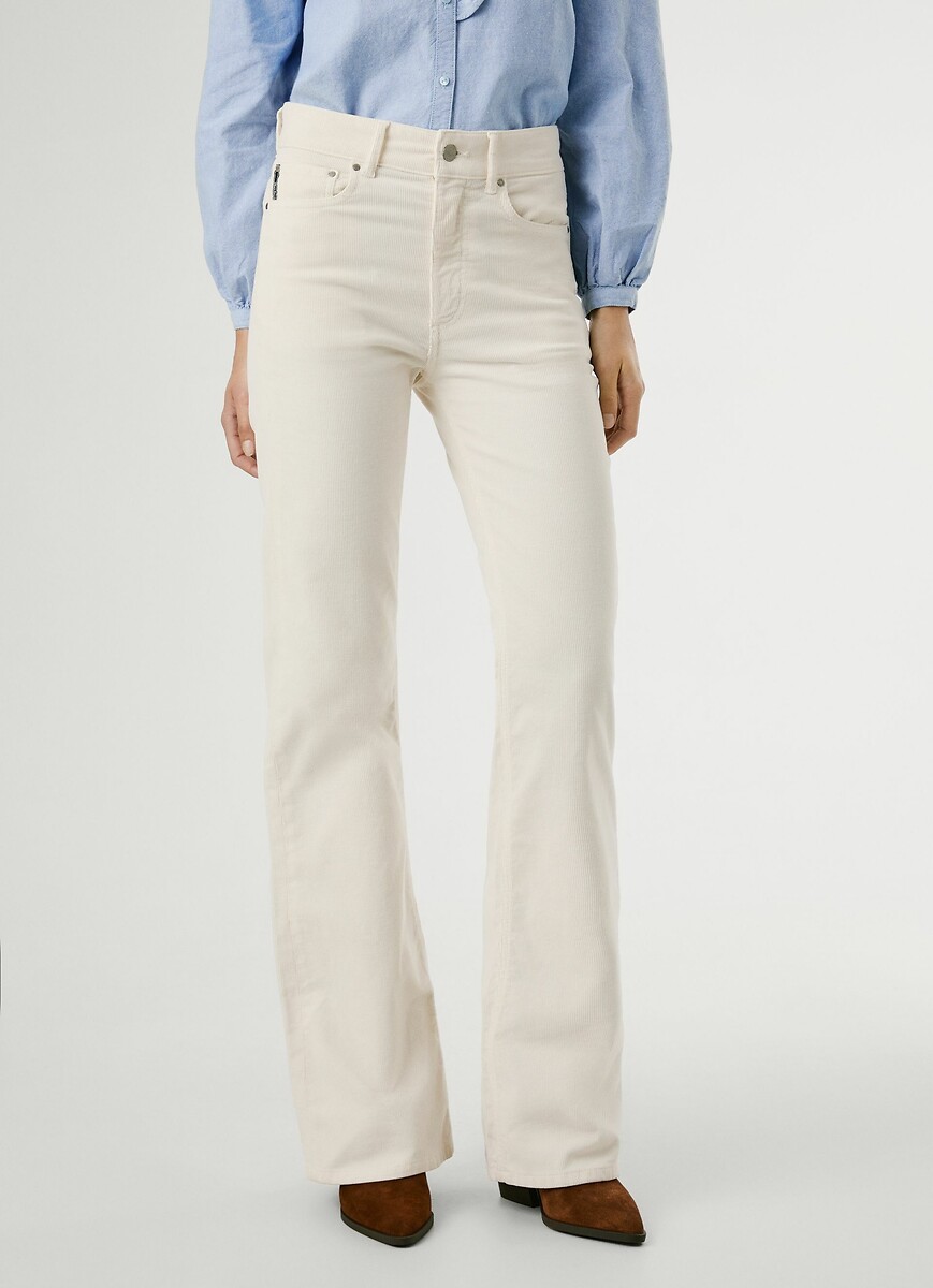 Corduroy Flared Trousers, PEPE JEANS