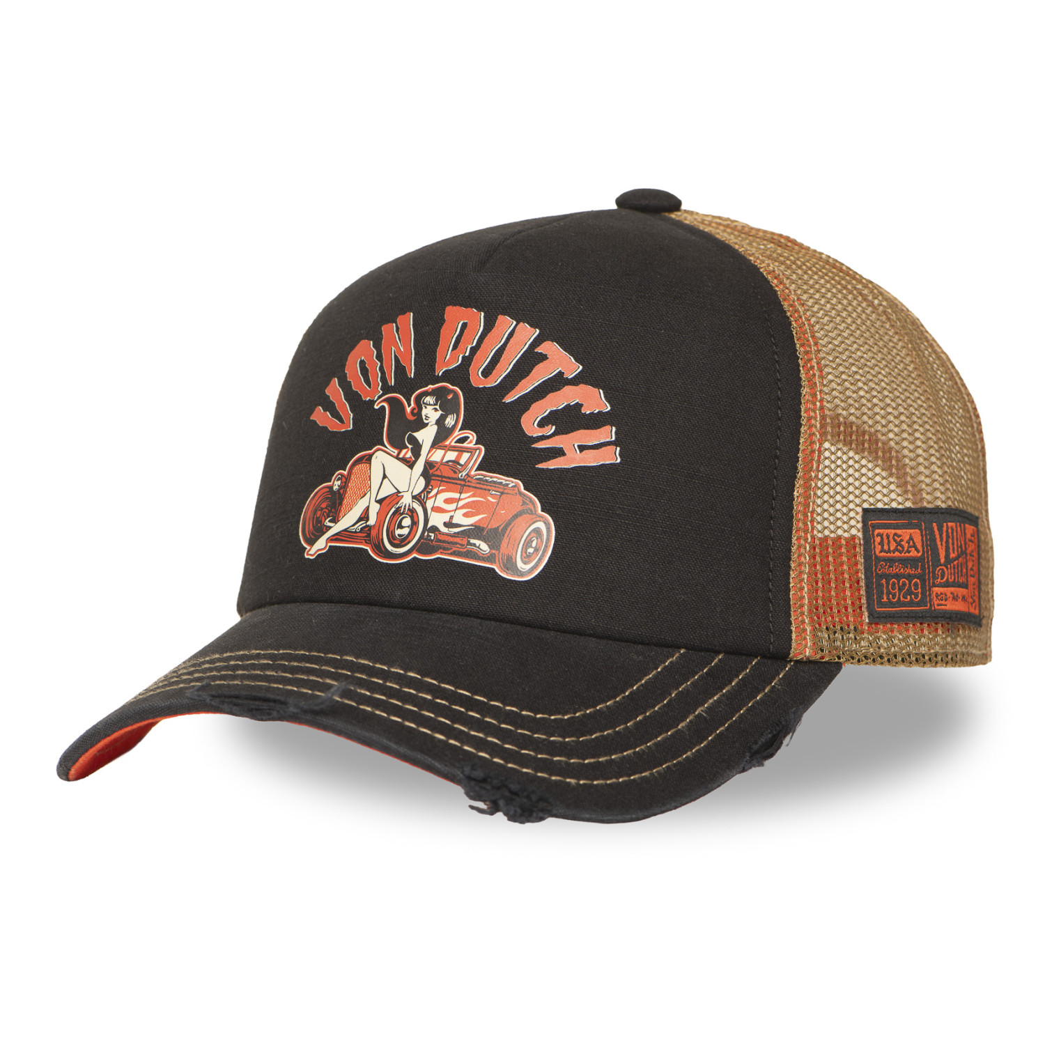 Casquette trucker Crew, VON DUTCH