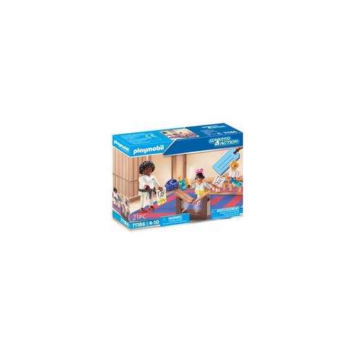 Playmobil 71186 entrainement de karaté - city life - l'école - la maison  moderne famille & loisirs Playmobil