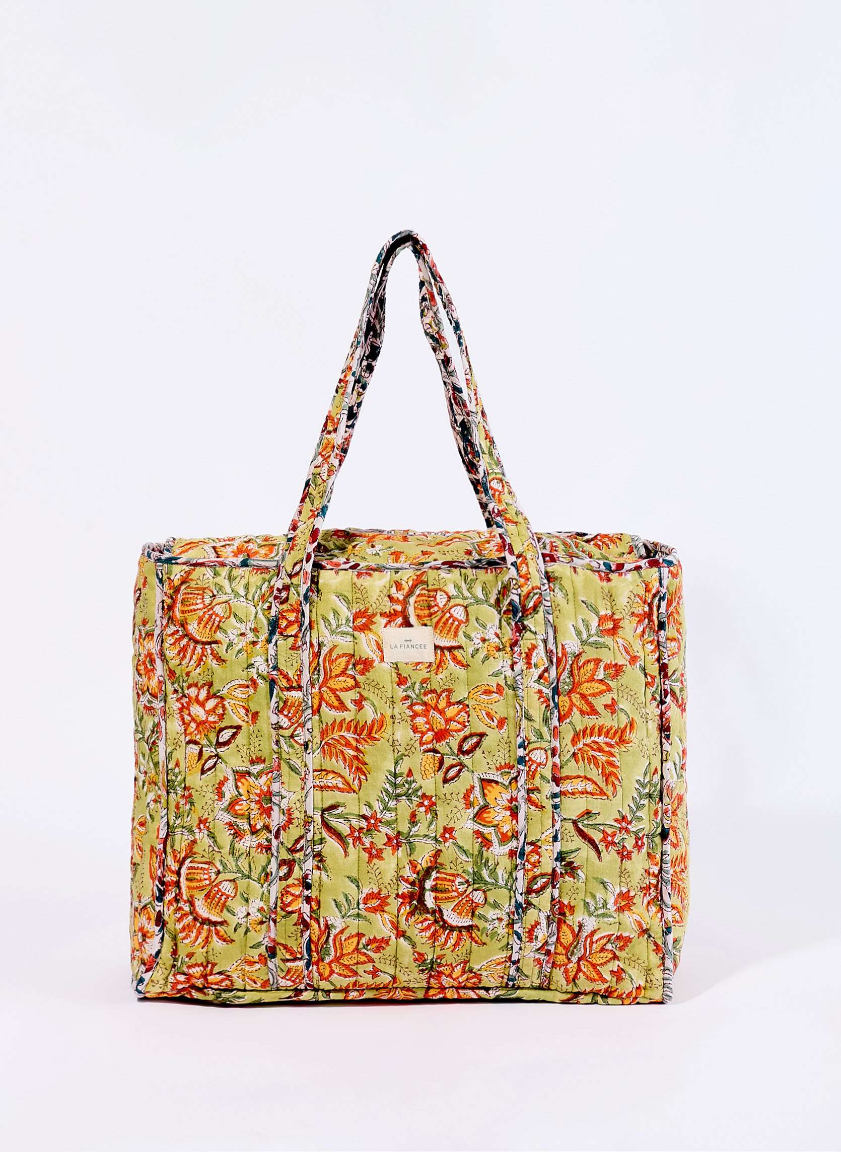 Sac cabas matelassé imprimé zippé AZUCAR, LA FIANCÉE