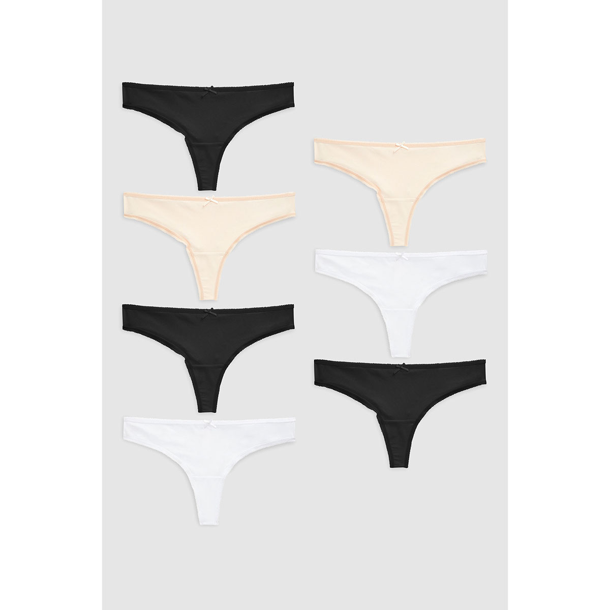 Culottes en microfibre coupe string, lot de 7, NEXT