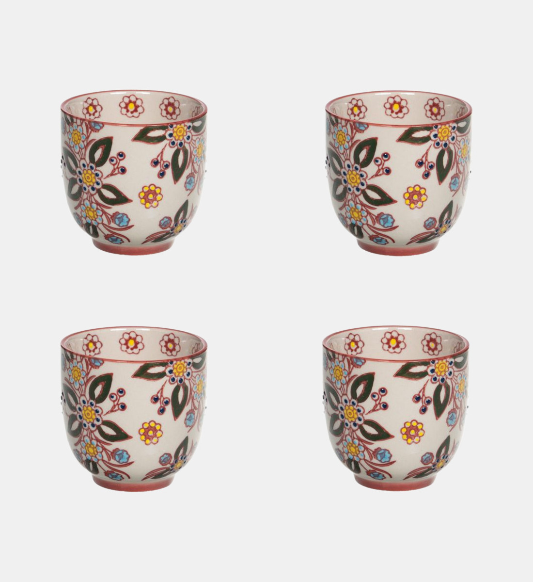 Coffret de 4 gobelets, TABLE PASSION