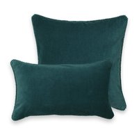 GAMUKAI Federe Per Cuscini Divano A T In Velluto Elasticizzato, 2 Pezzi, Colore Bordeaux