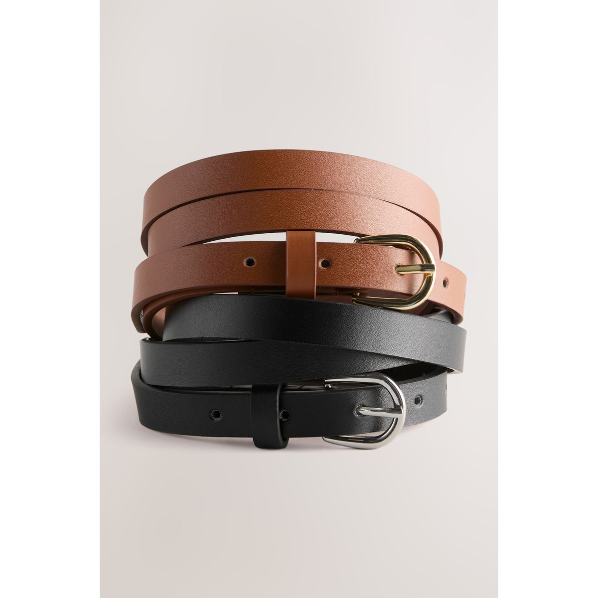 Ceinture fine en pu, lot de 2, NEXT