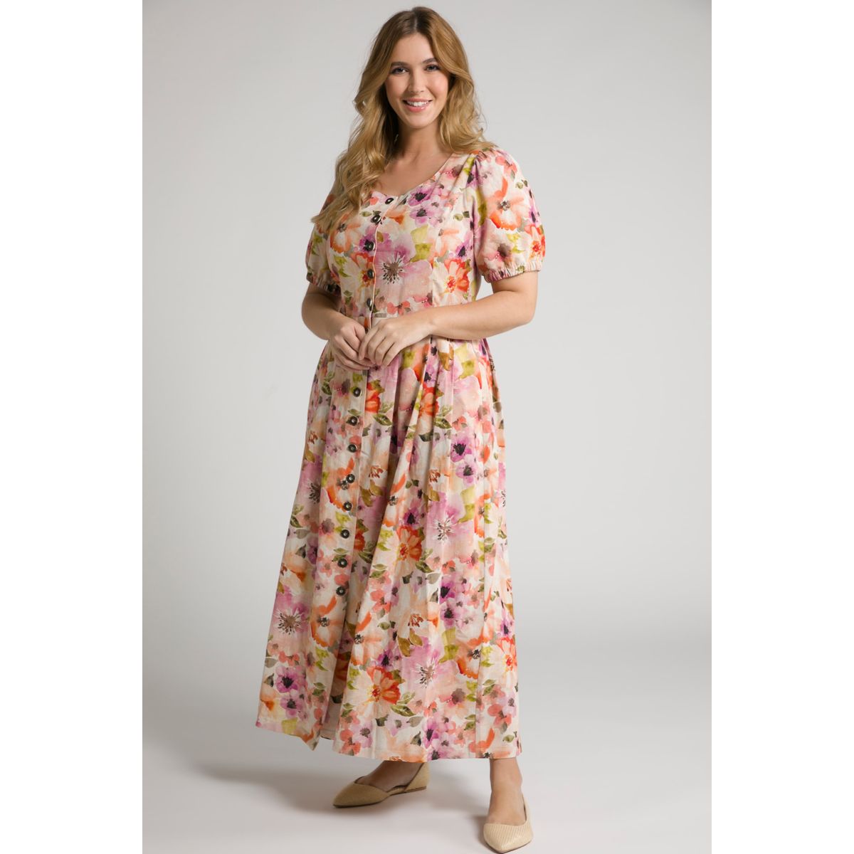 Robe De Costume Bavarois, Fleurs Ulla Popken | La Redoute