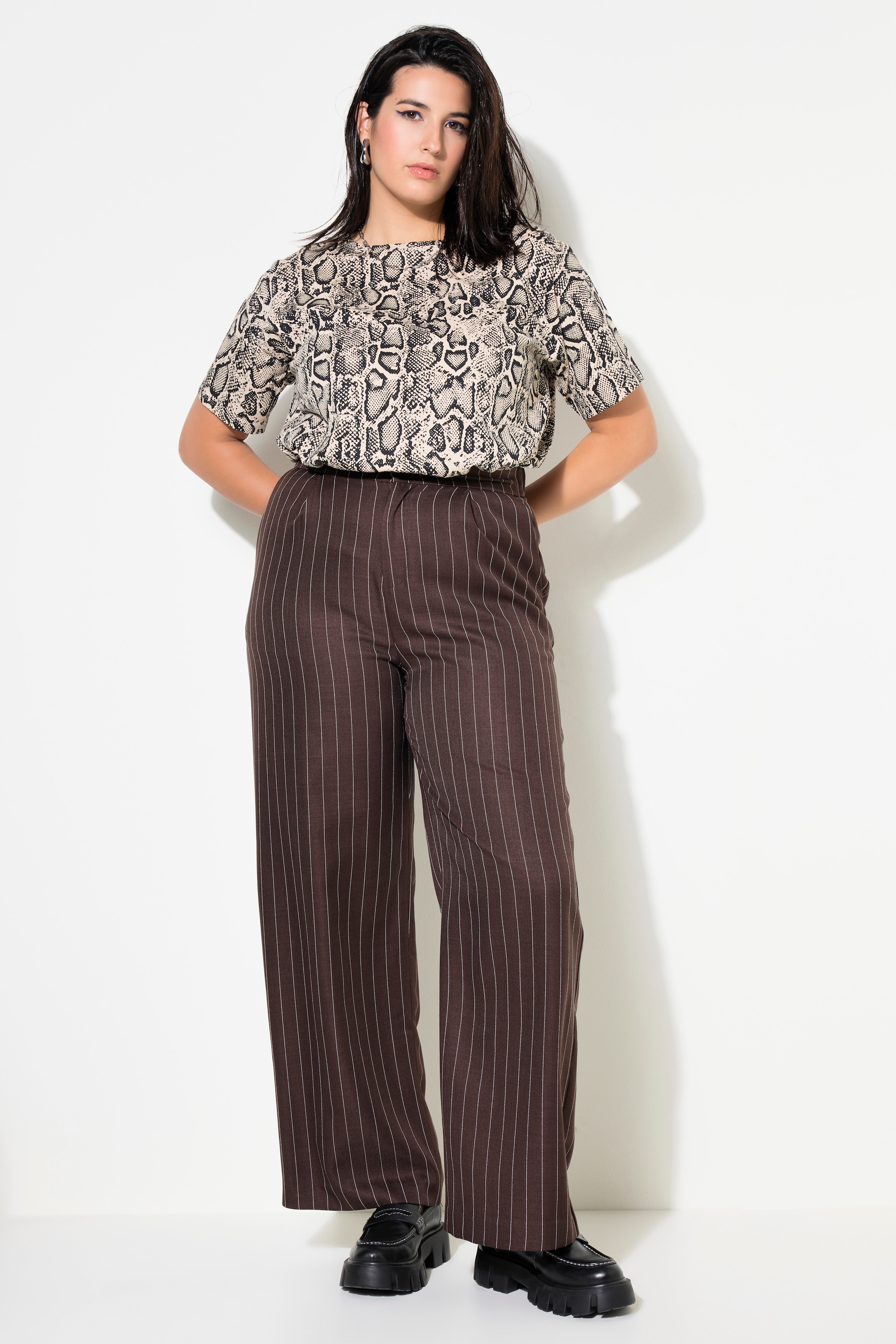 Pantalon à taille haute et jambes larges., STUDIO UNTOLD