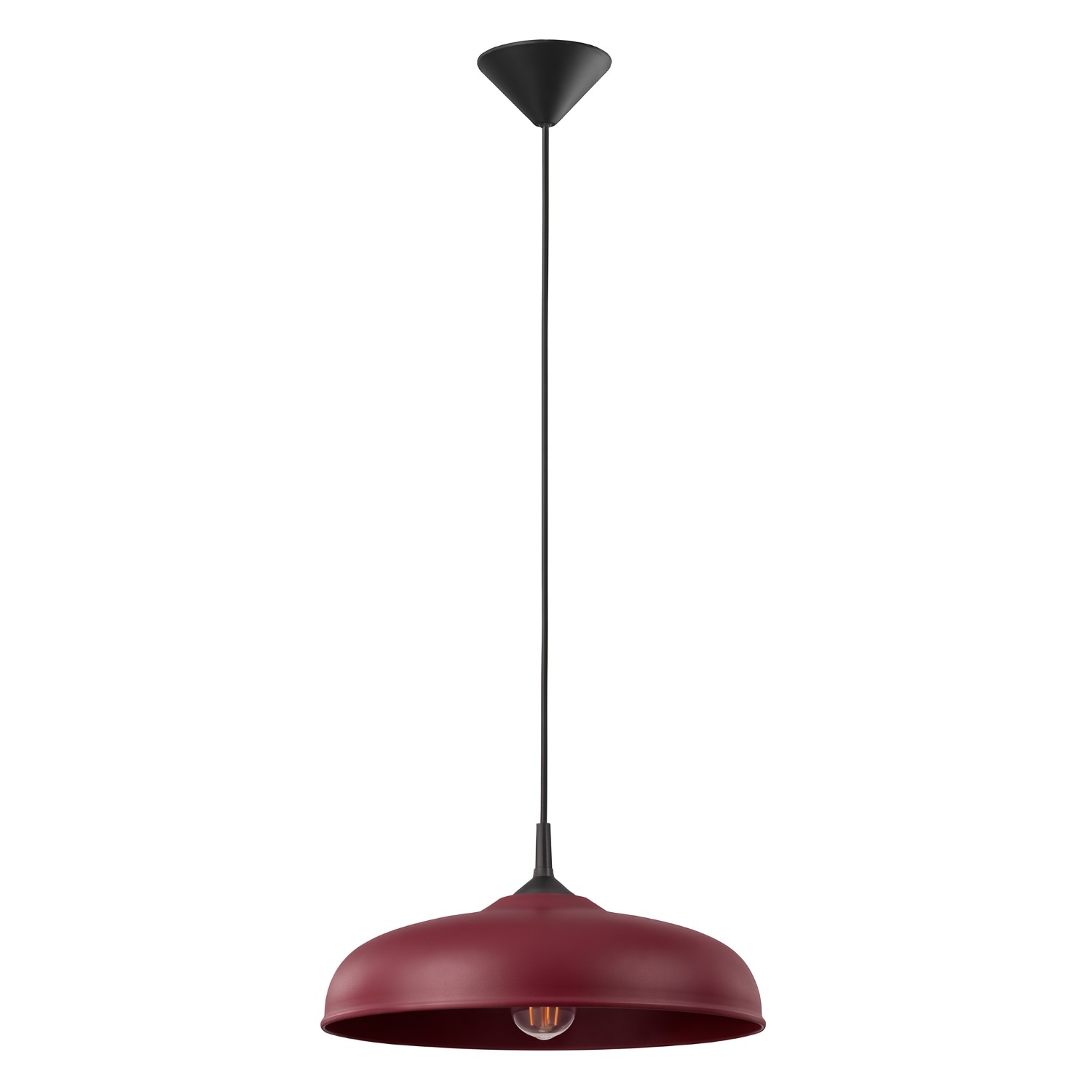 Suspension Acier Bourgogne E27 1 Gina, EDEN