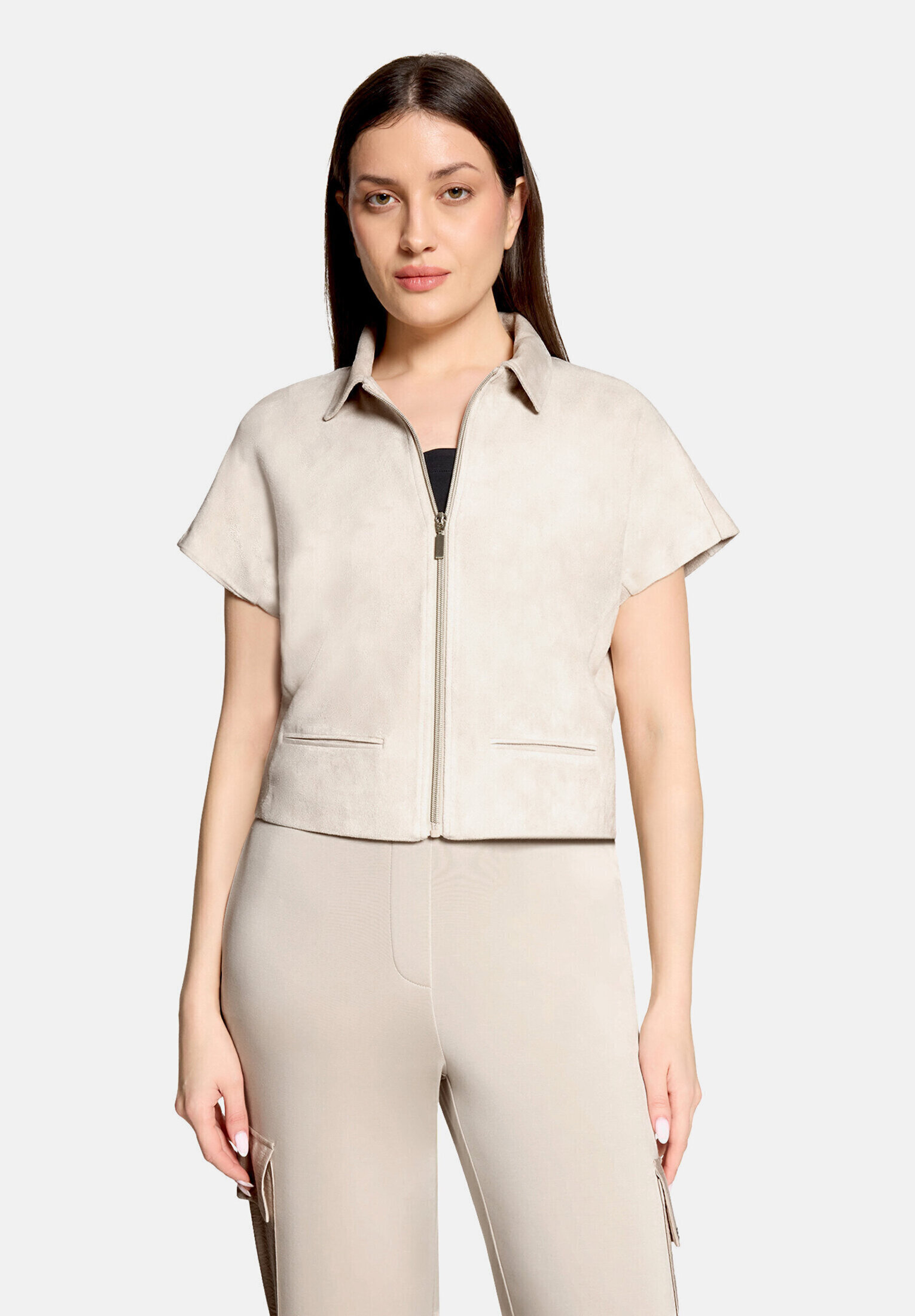 Veste blazer à fermeture zippée, BETTY BARCLAY
